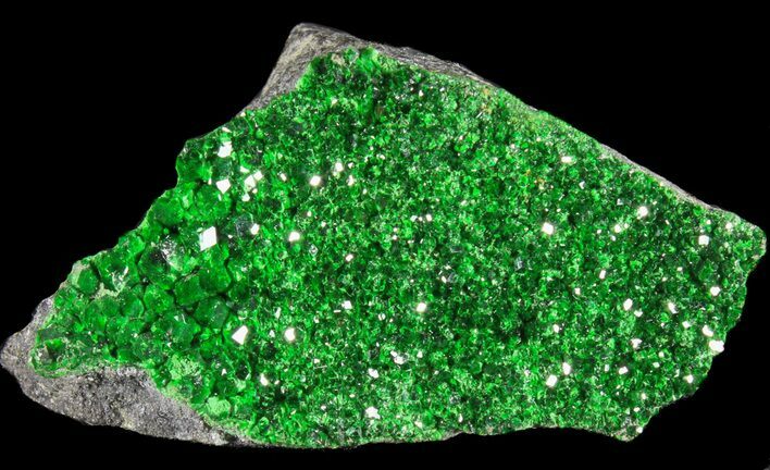 Druzy Green Uvarovite (Garnet Group) - Russia #39073